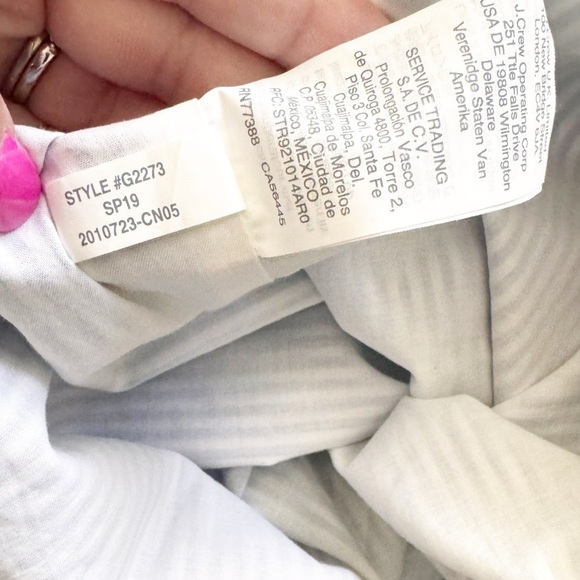 J. Crew Striped Skirt with Belt - Picture 10 of 10